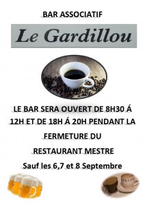 Ouverture Gardillou Septembre