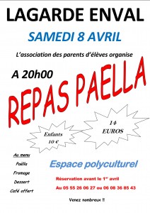 Affiche paella 2017